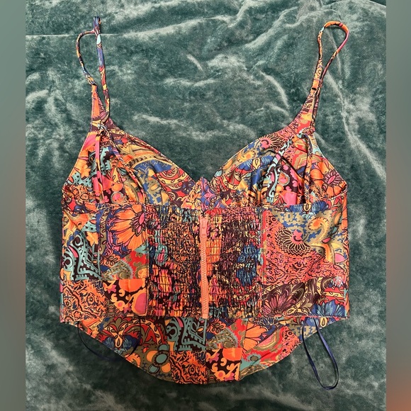 Multicolor urban outfitters corset top - Picture 4 of 6